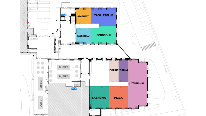 Mappa Savoia hotel